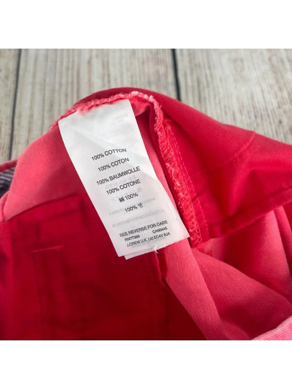J.Crew Chino Shorts Neon Coral Size 00